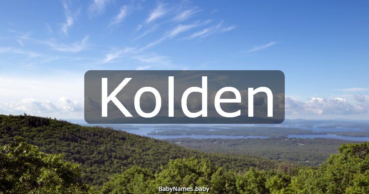 Kolden