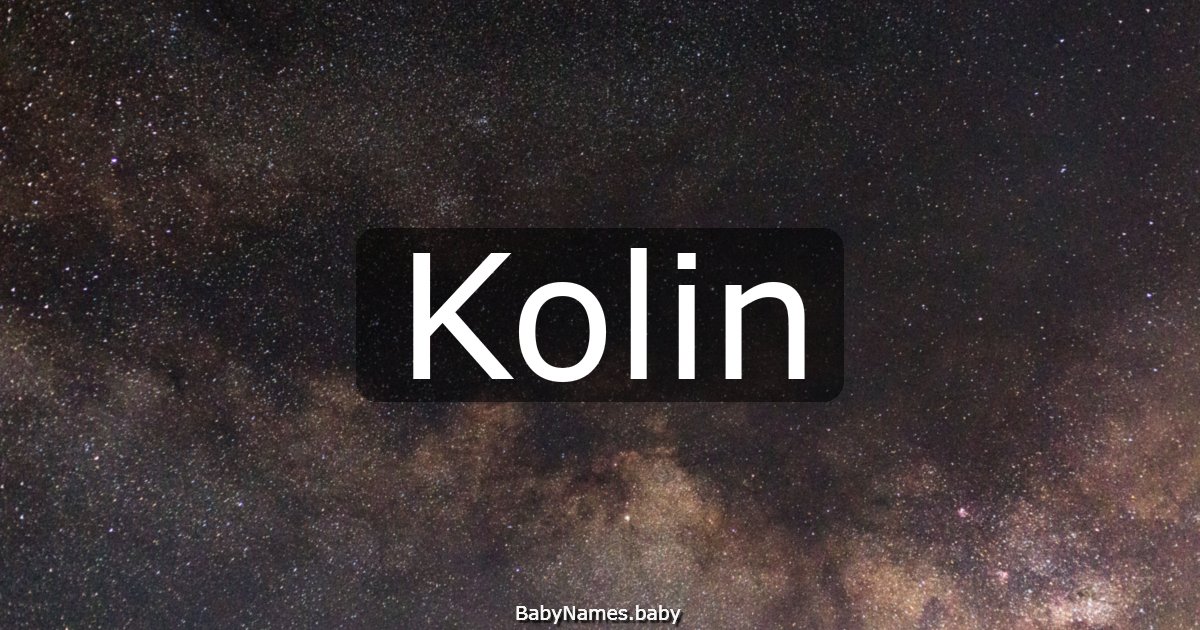 Kolin