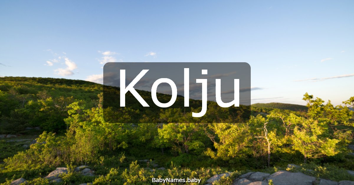 Kolju