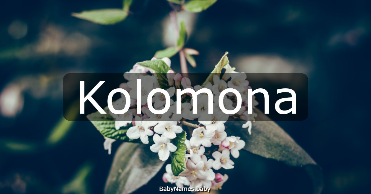 Kolomona