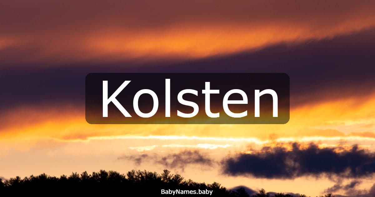 Kolsten