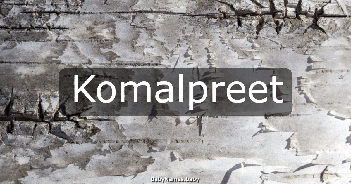 Komalpreet
