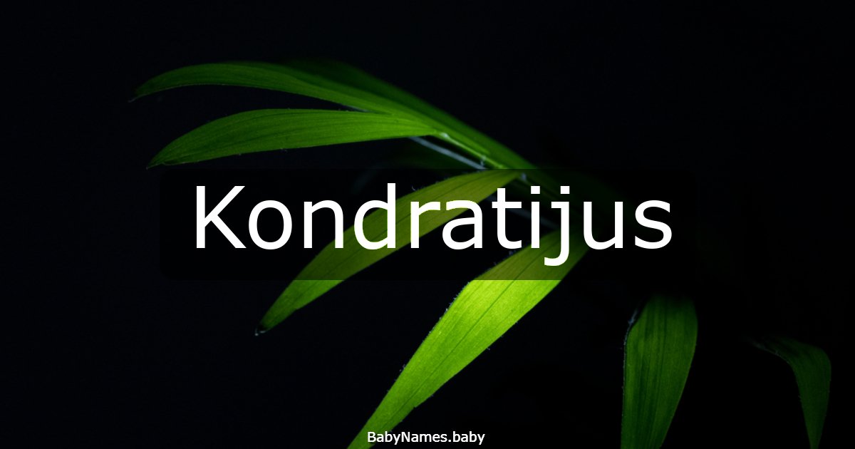 Kondratijus