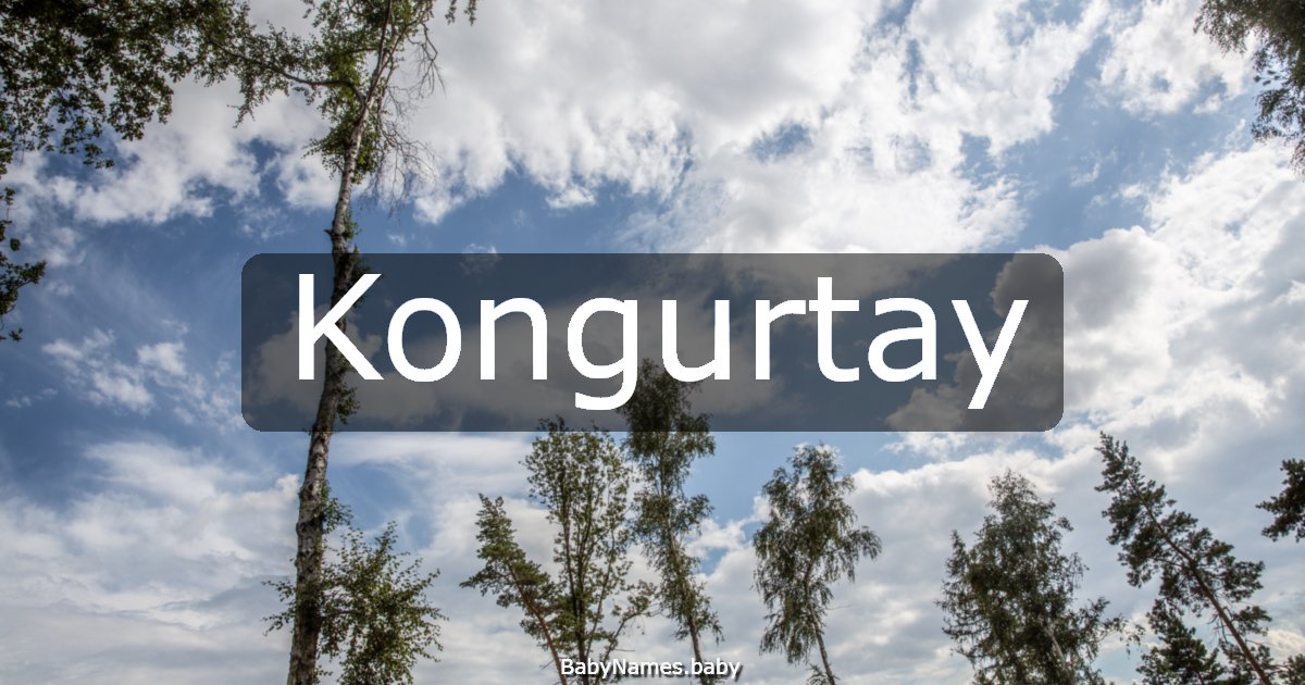 Kongurtay