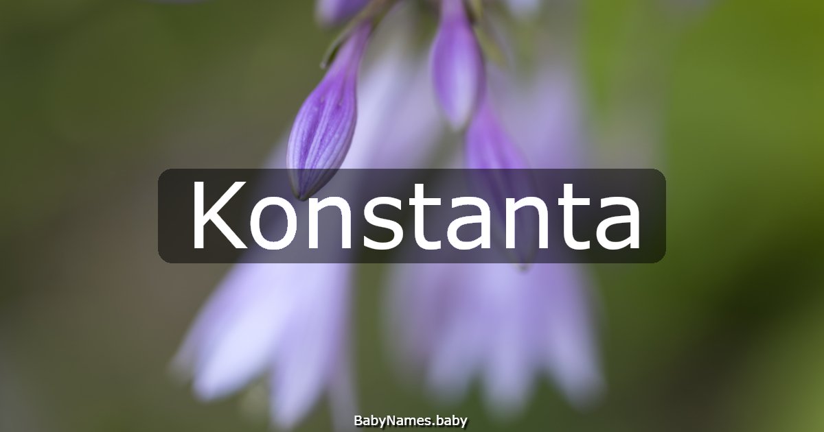Konstanta