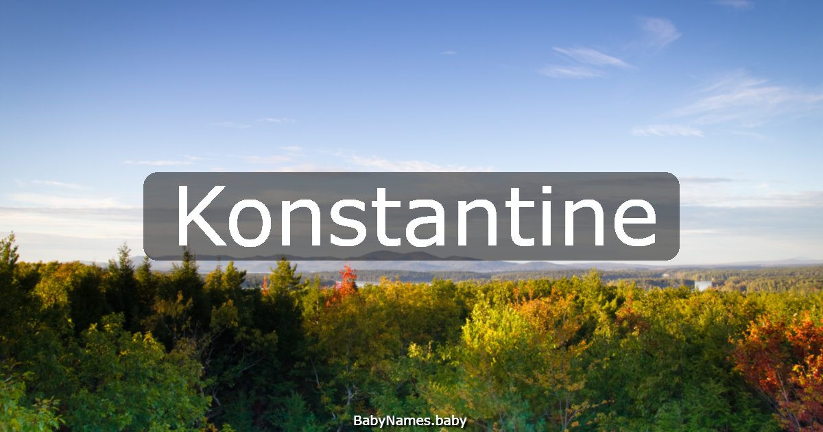 Konstantine