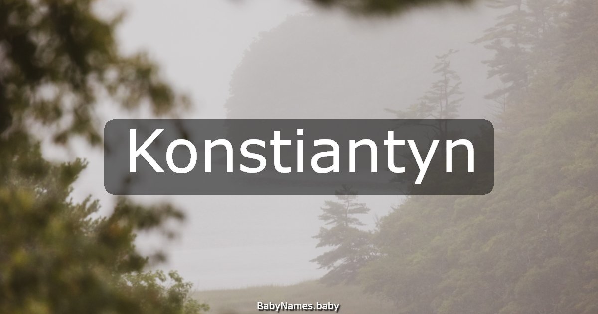 Konstiantyn