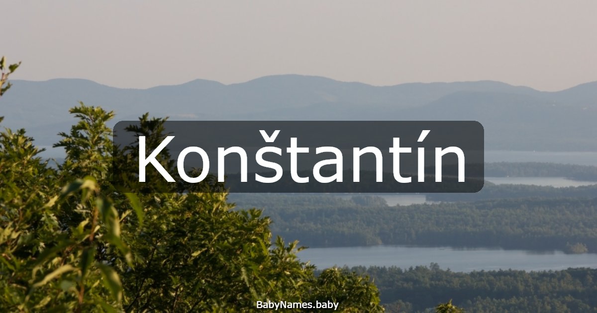 Konštantín