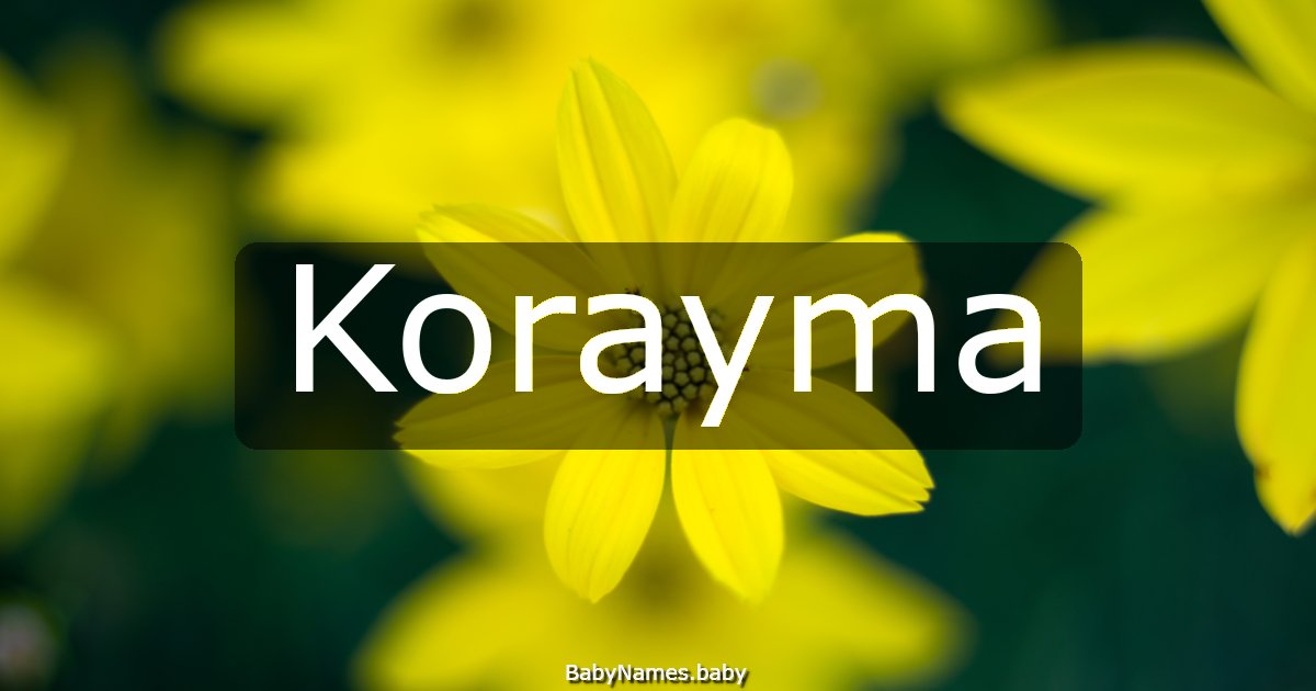 Korayma