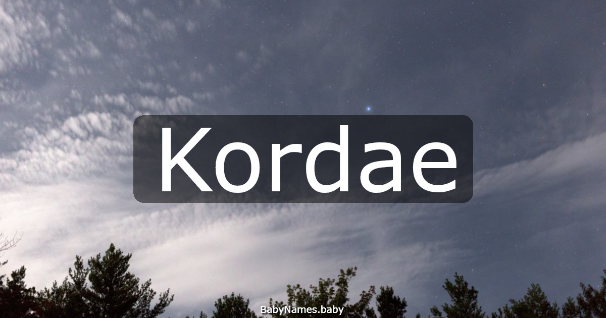 Kordae