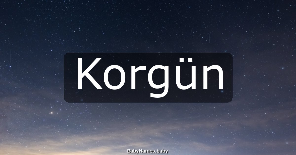 Korgün