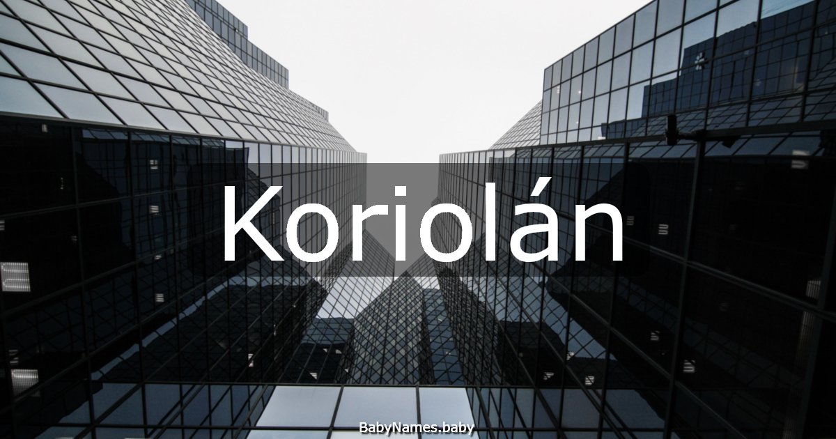 Koriolán
