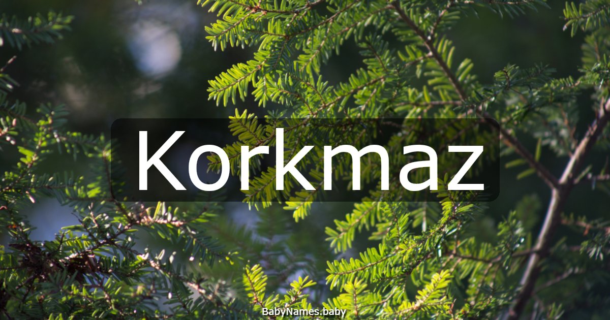 Korkmaz