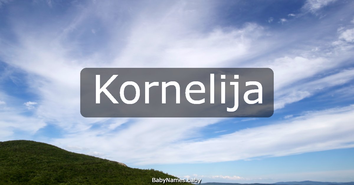 Kornelija