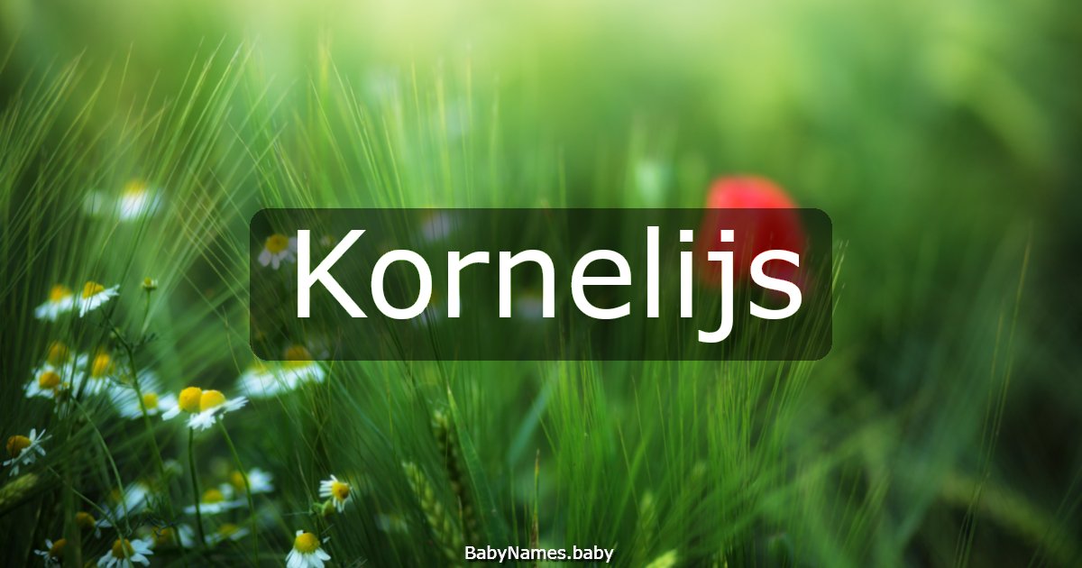 Kornelijs