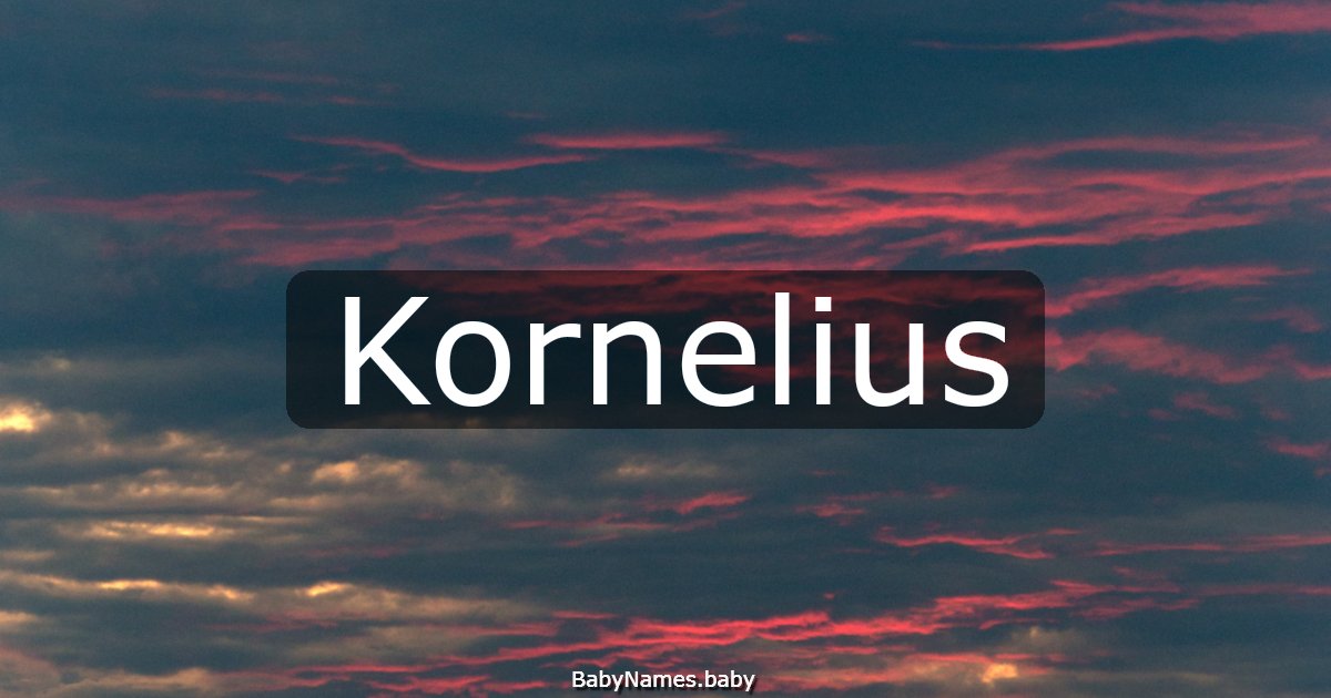 Kornelius