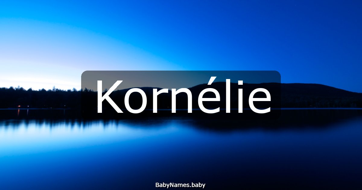 Kornélie