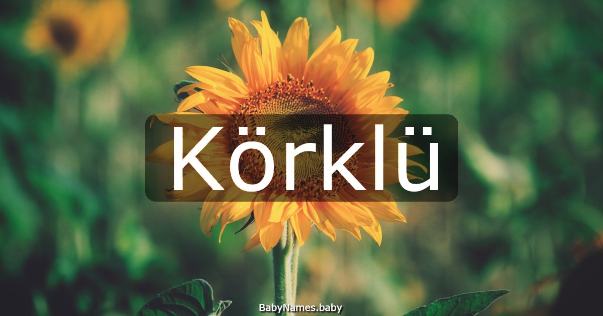 Körklü
