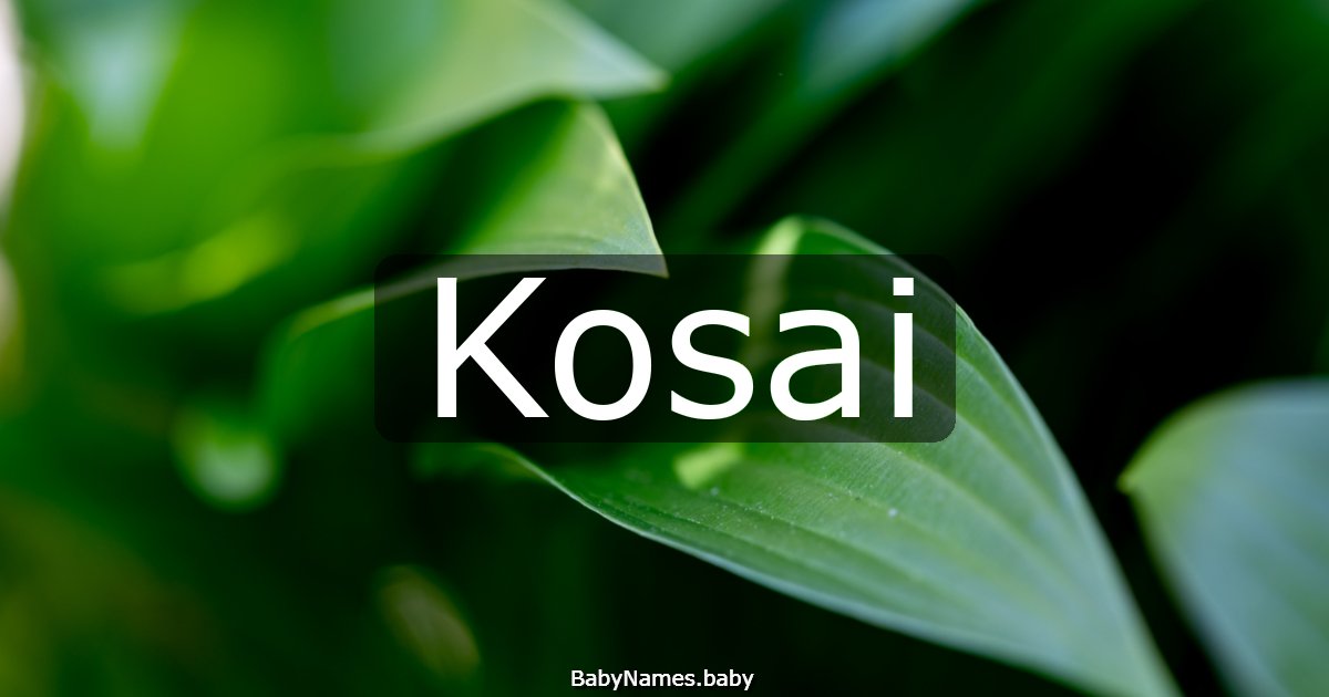 Kosai