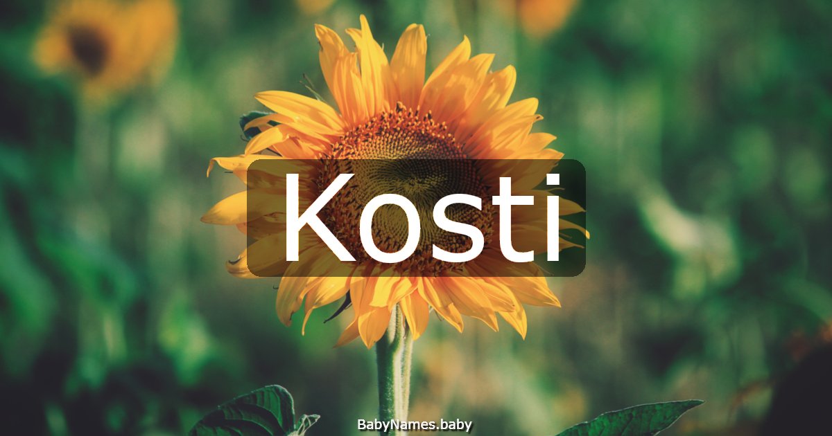 Kosti