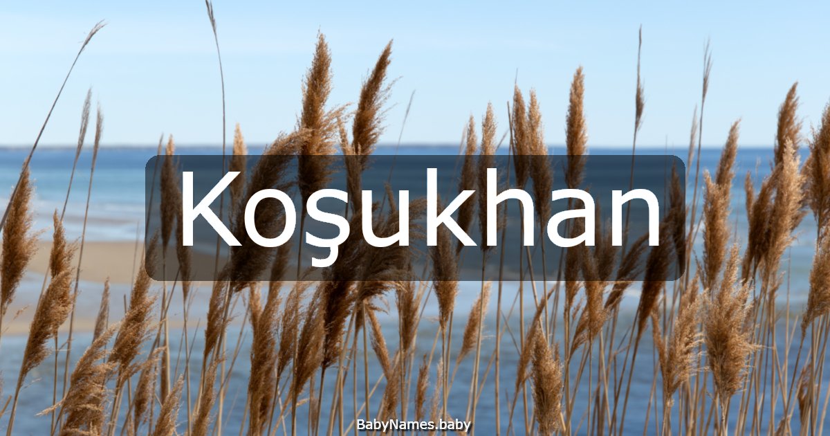 Koşukhan
