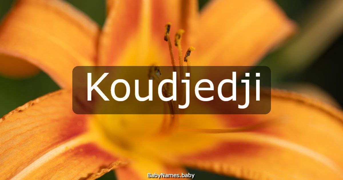 Koudjedji