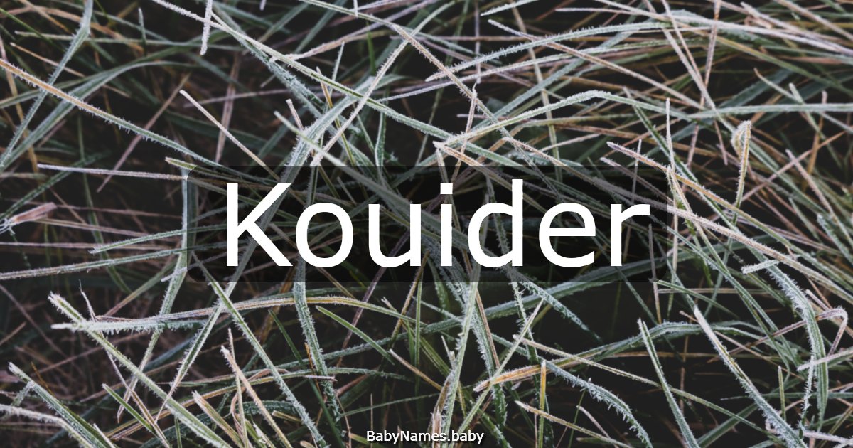 Kouider