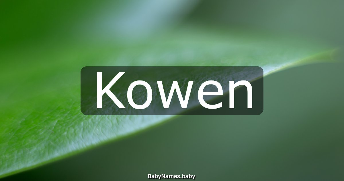 Kowen