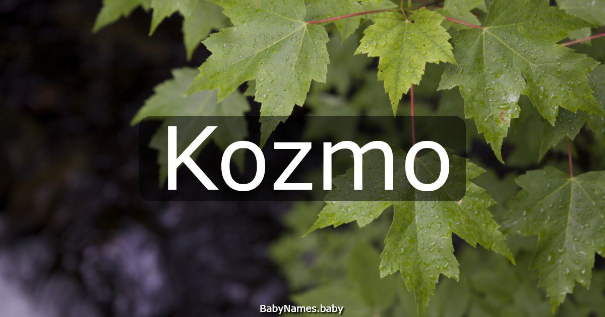 Kozmo
