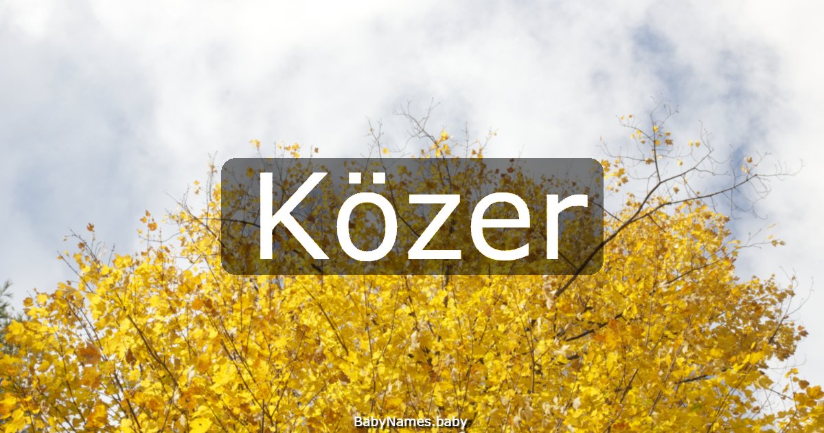 Közer