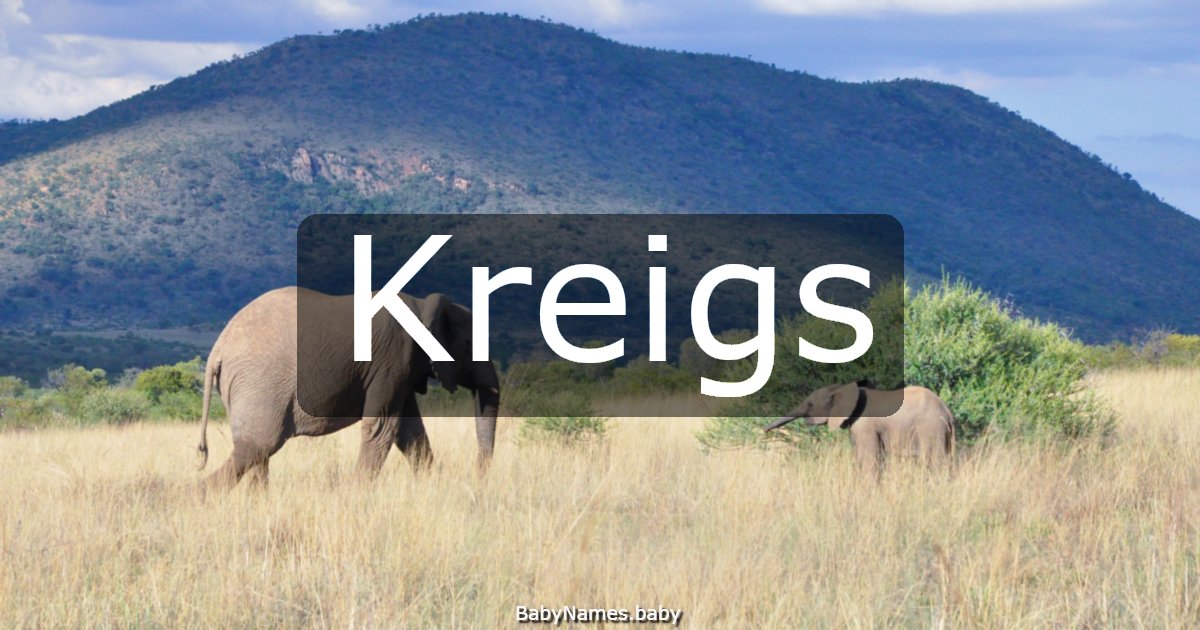 Kreigs
