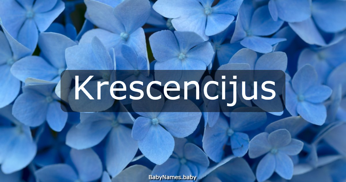 Krescencijus