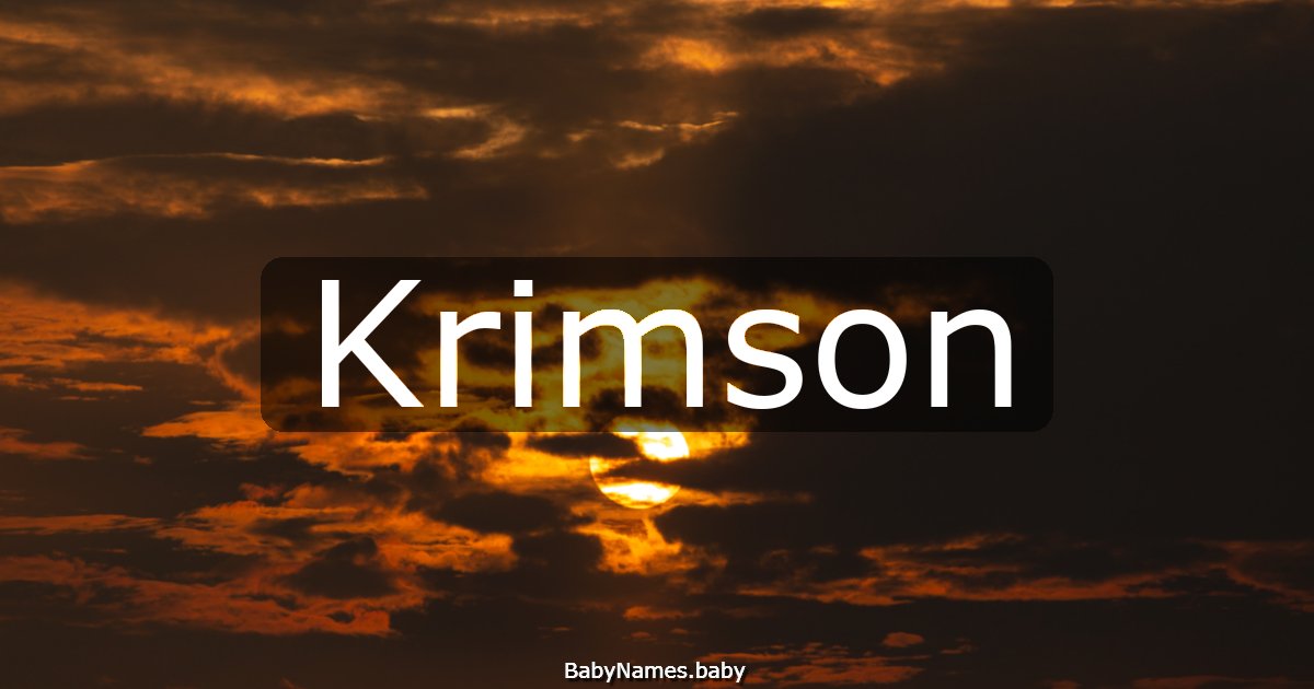 Krimson