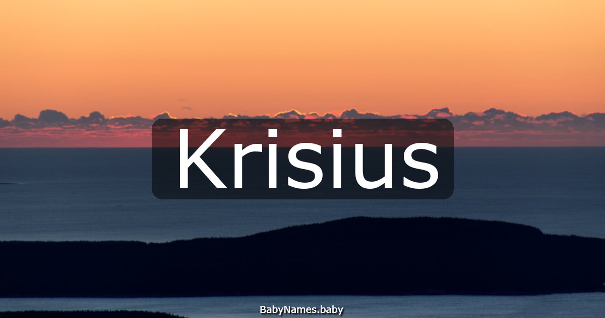 Krisius