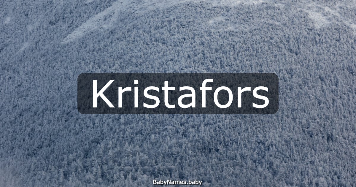 Kristafors