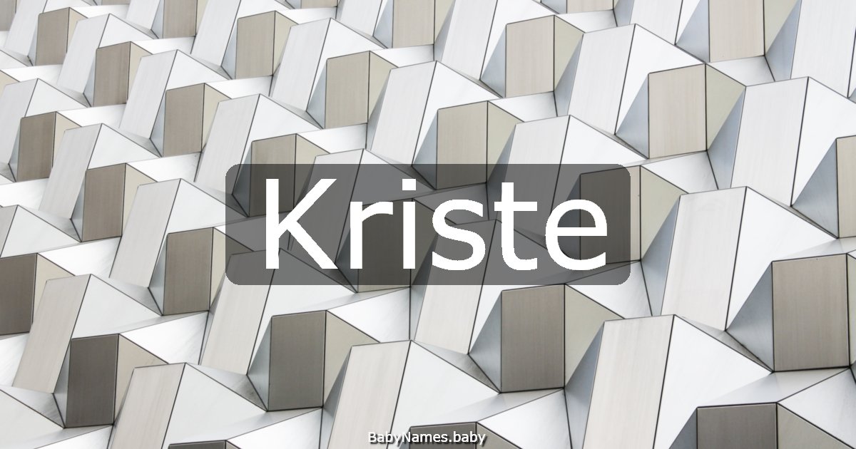 Kriste