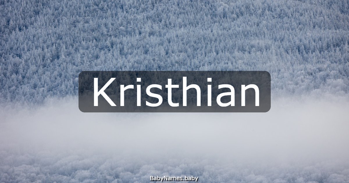 Kristhian