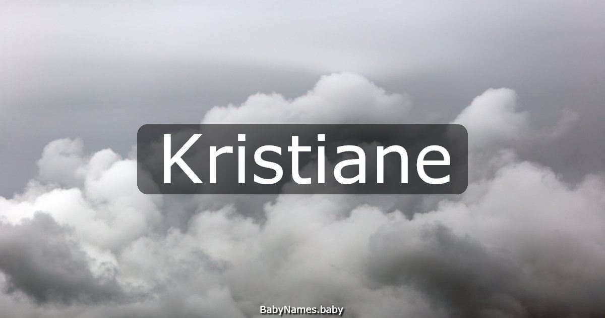 Kristiane