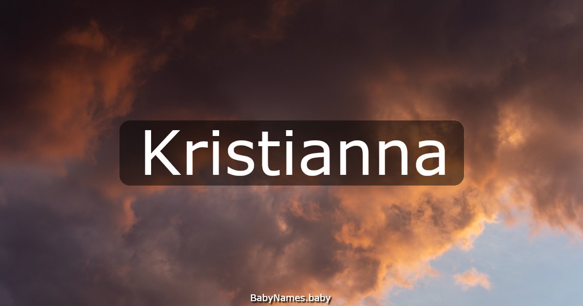 Kristianna