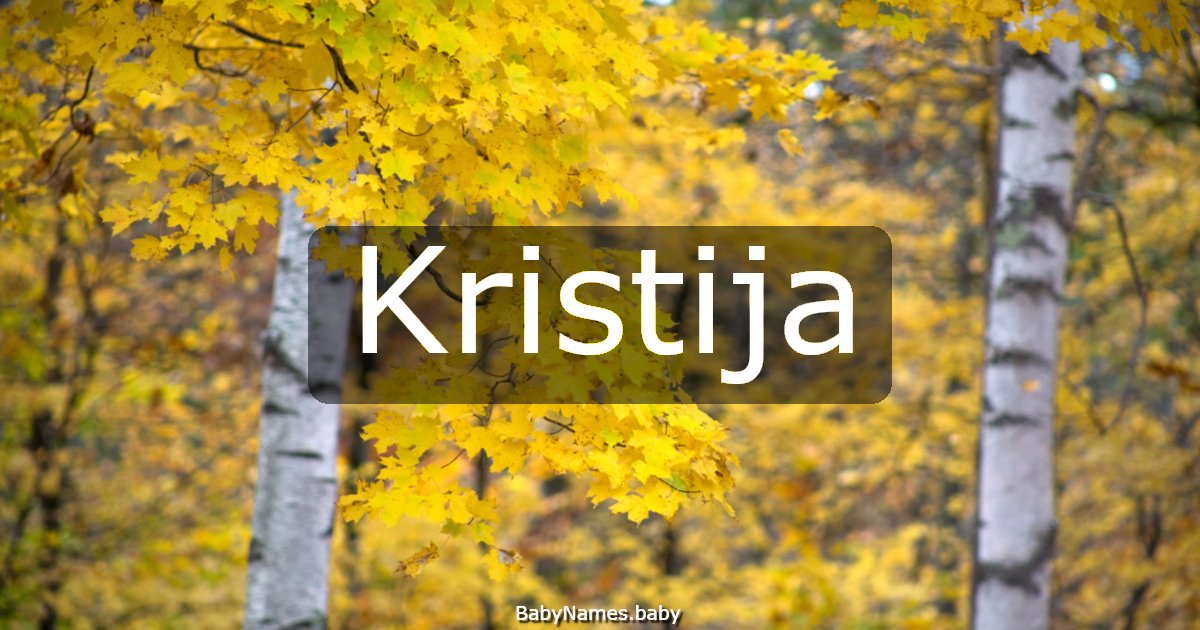 Kristija