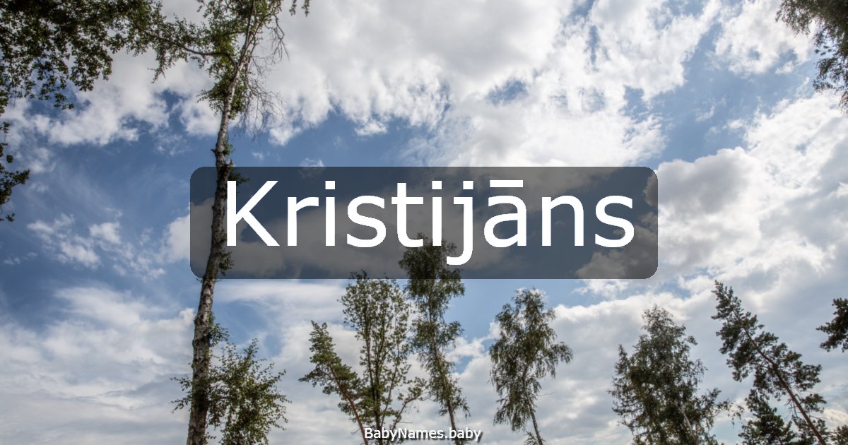 Kristijāns