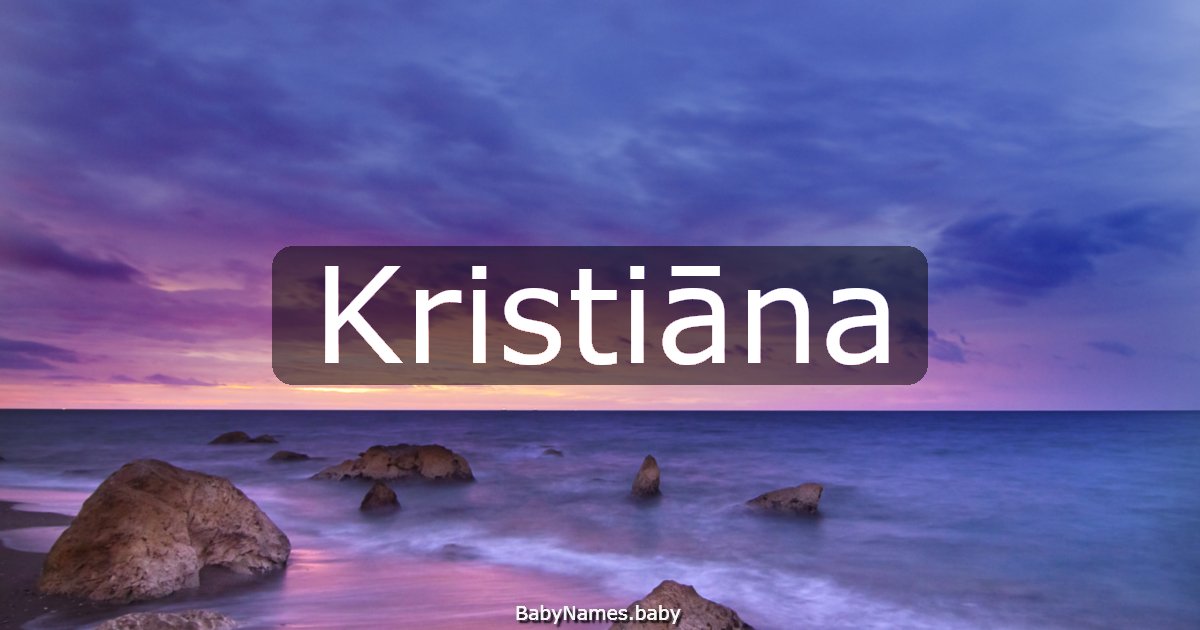 Kristiāna