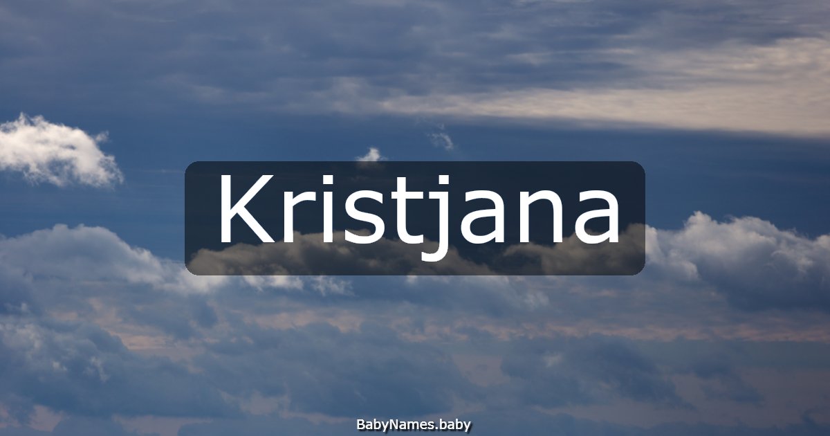 Kristjana