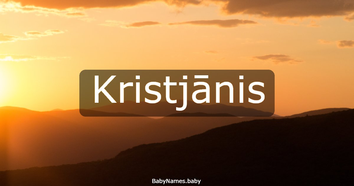 Kristjānis
