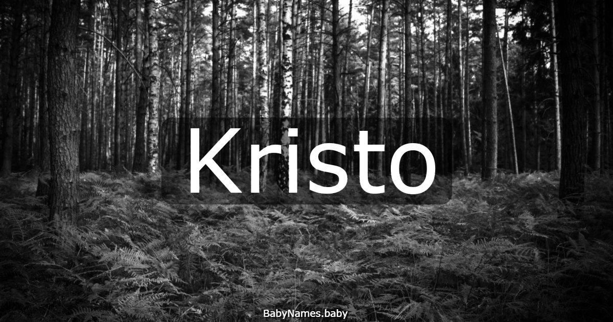 Kristo