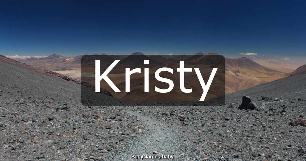 Kristy