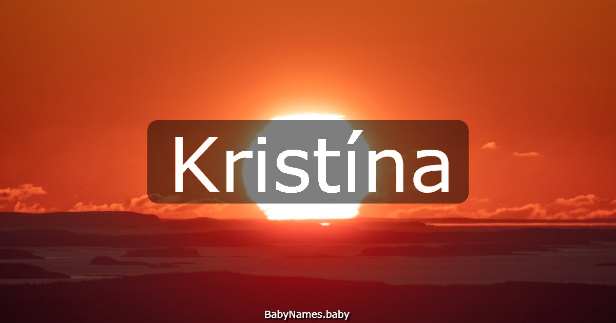 Kristína