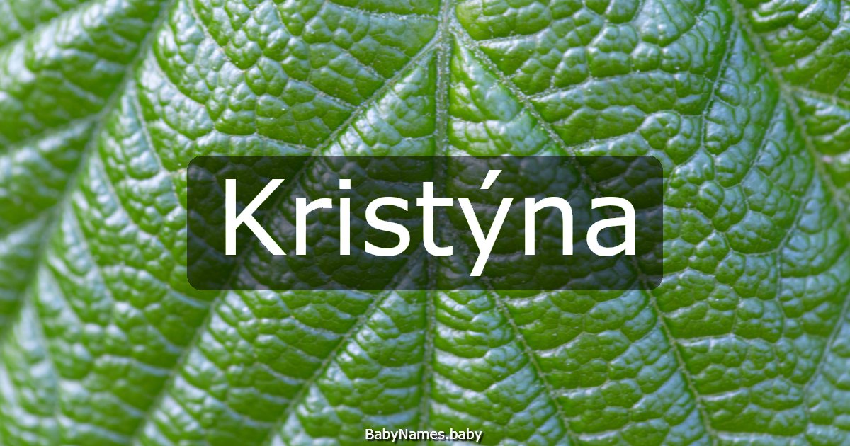 Kristýna