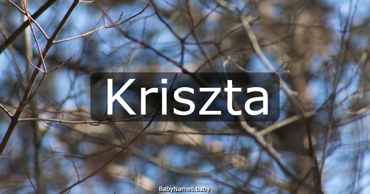 Kriszta