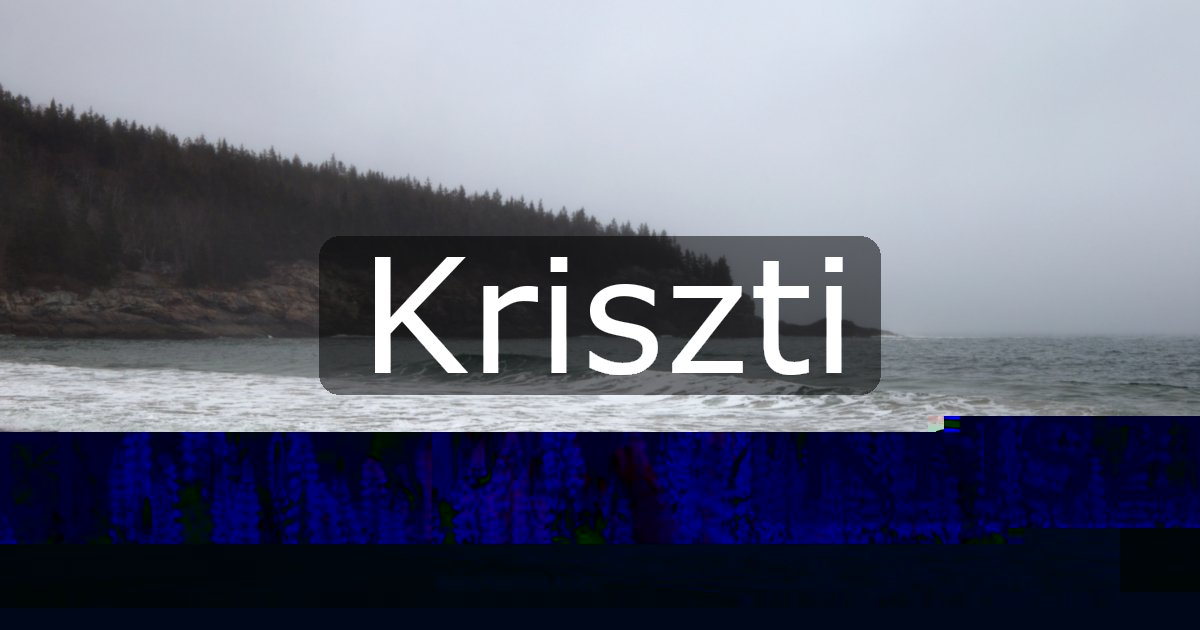 Kriszti